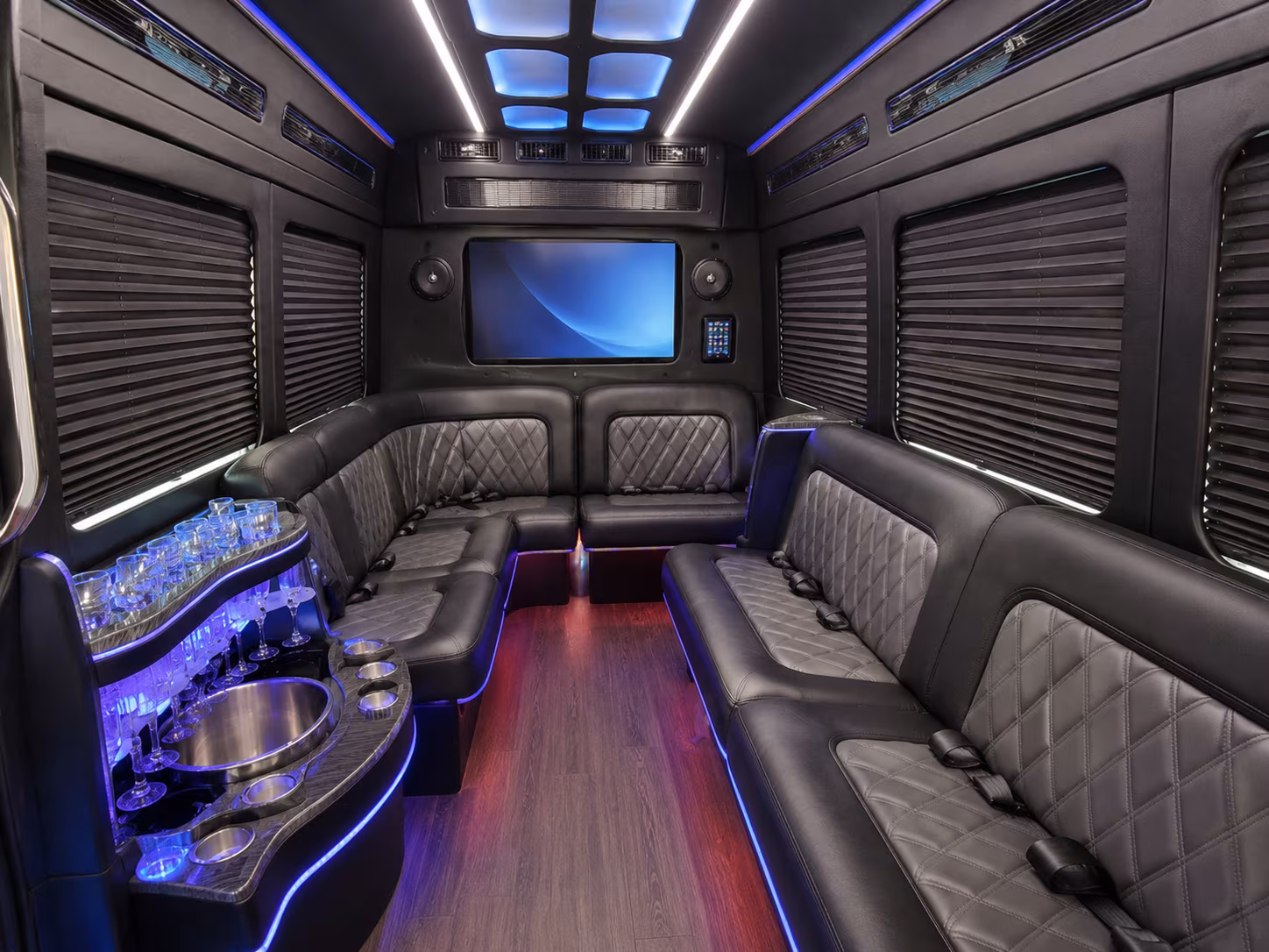 phoenix party bus interior