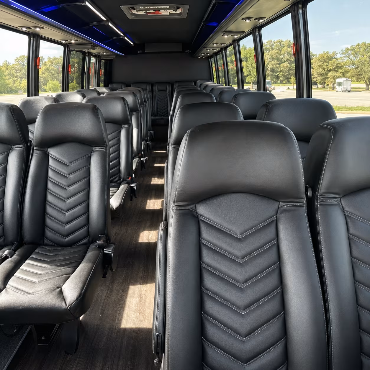 phoenix sporting event transportation onboard seating